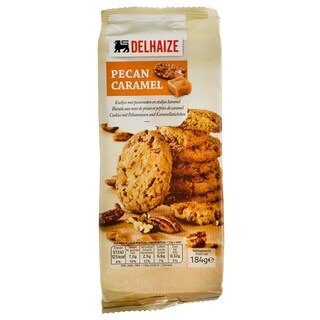 Delhaize | Biscuiti cu nuci pecan si caramel 184g