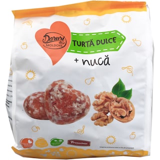 Franzeluta | Daruri din Moldova | Turta dulce cu nuca 400g