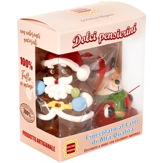 Dolcerie Veneziane | Ciocolata decorata manual Mos Craciun 50g