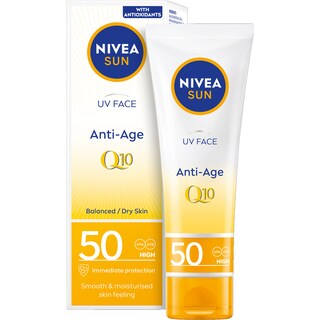 Nivea Sun | Crema de fata anti age Q10 SPF 50 50ml