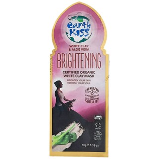 Earth Kiss | Masca de fata iluminatoare cu argila si aloe vera 10g