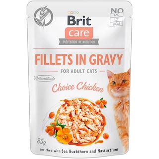 Brit Care | Hrana umeda pentru pisici file de pui in sos 85g