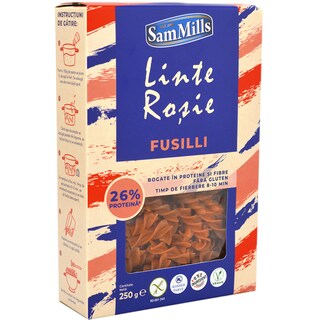 Pasta D'Oro | Paste Fusilli din linte rosie 250g