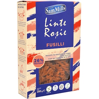 Pasta D'Oro | Paste Fusilli din linte rosie 250g