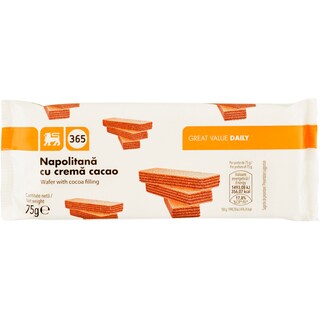 365 | Napolitane cu crema de cacao 75g