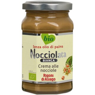Rigoni Di Asiago | Crema tartinabila alba de alune de padure bio Nocciolata 270g