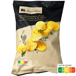 Taste of Inspirations | Chipsuri cu sare de mare si ierburi italiene 150g