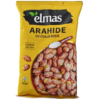 Elmas | Arahide cu coaja rosie,coapte si sarate 300g