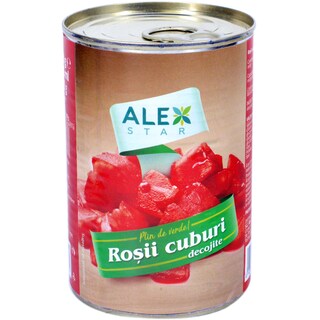 Alex Star | Rosii cuburi decojite 400g