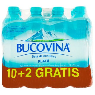 Bucovina | Apa minerala naturala oligominerala necarbogazificata 12x500ml