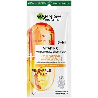 Garnier | Masca tip servetel cu extract de ananas 15g