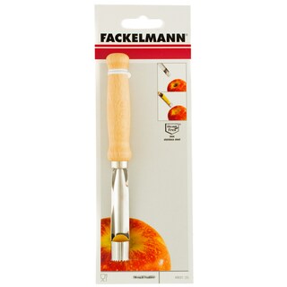 Fackelmann | Curatitor pentru cotor mere cu maner de lemn 17cm