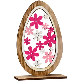 Heitmann | Ou decorativ din lemn cu flori