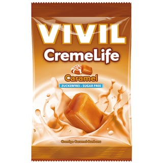 Vivil | Creme Life Classic | Bomboane fara zahar cu caramel 110g