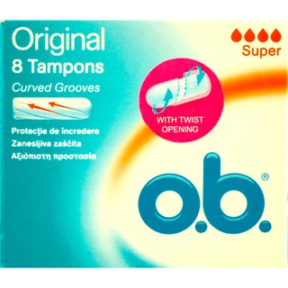 O.B. | Tampoane Original Super 8 bucati