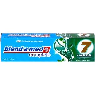Blend-a-med | Complete7 | Pasta de dinti Mouthwash extreme mint 100ml