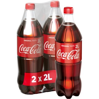 Coca-Cola Gust Original | Bautura racoritoare carbogazoasa  2x2L