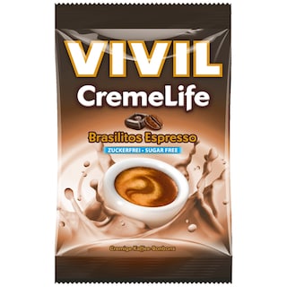Vivil | Creme Life Classic | Bomboane fara zahar cu aroma de cafea Brasilitos 110g
