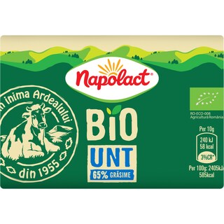 Napolact Bio | Unt bio 65% grasime 180g