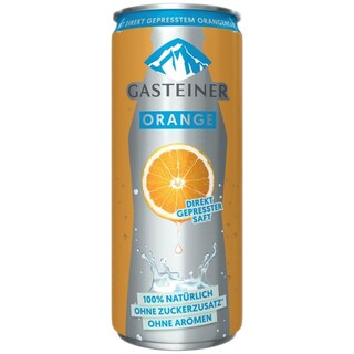 Gasteiner | Bautura racoritoare carbogazoasa cu suc de portocale 330ml