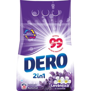 Dero | 2in1 | Detergent automat Levantica si iasomie 2kg