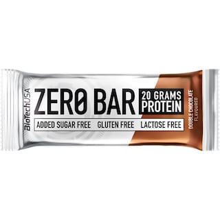 Zero Bar | Baton proteic, cu indulcitor, cu aroma de ciocolata dubla 50g