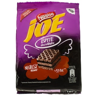 Joe | Ispite dezvaluite | Napolitane cu cacao si crema de negresa 180g