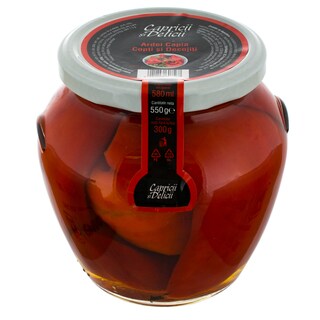 Capricii si Delicii | Ardei capia copti si decojiti 580ml