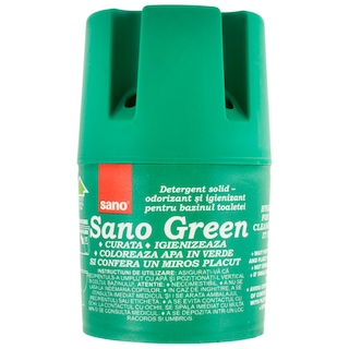 Sano | Odorizant pentru bazinul toaletei Green 150g