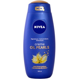 Nivea | Gel de dus Creme Oil Pearls cu flori de lotus 500ml