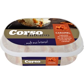 Corso | Intenso | Inghetata de caramel cu sos si bucati de caramel 382g