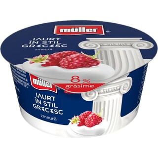 Muller | Iaurt in stil grecesc cu zmeura 140g