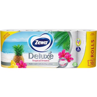 Zewa | Hartie igienica 10 role 3 straturi Tropical editie limitata