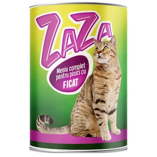Zaza | Hrana umeda pentru pisici, cu ficat 415g