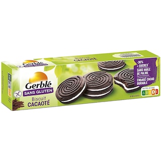 Gerble | Biscuiti cu cacao si vanilie, fara gluten 125g