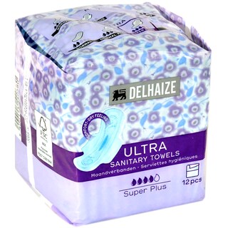 Delhaize | Absorbante igienice Ultra Super Plus 12 bucati