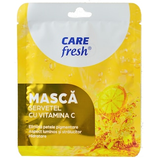 Care Fresh | Masca servetel cu vitamina C  23ml