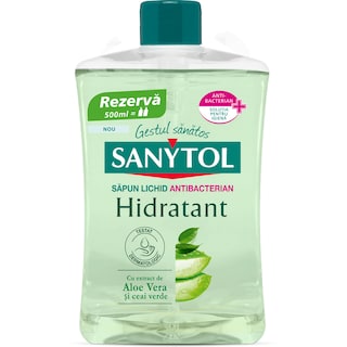 Sanytol | Rezerva sapun lichid antibacterian hidratant 500ml
