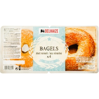 Delhaize | Bagel cu susan 340g
