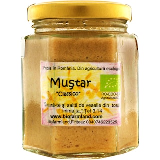 BioFarmland | Mustar bio clasic 200ml