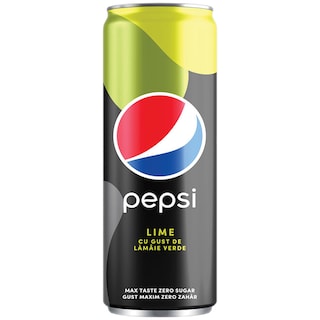 Pepsi | Max | Bautura racoritoare carbogazoasa cu gust de lime 330ml