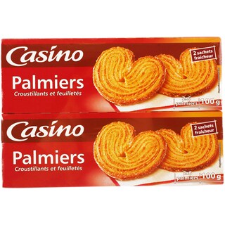 Casino | Fursecuri palmier 2 bucati 2x100g