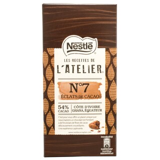 Les Recettes de l'Atelier | Ciocolata neagra 54% cacao  100g