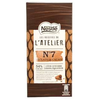 Les Recettes de l'Atelier | Ciocolata neagra 54% cacao  100g