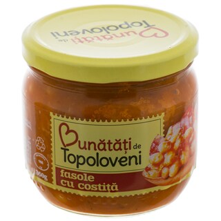 Topoloveni | Fasole cu costita 360g