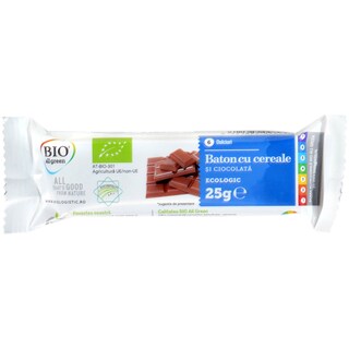 Bio All Green | Baton de cereale eco cu ciocolata 25g