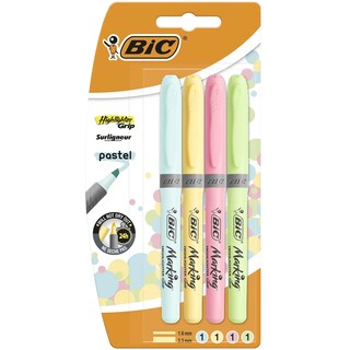 Bic | Evidentiator, culori pastel, 4 bucati