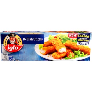 Iglo | File de peste 16 bucati 480g