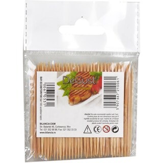 DeGust | Scobitori din lemn, 100 bucati