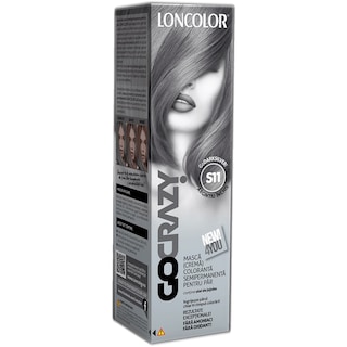Loncolor | Masca coloranta semipermanenta S11 GoDarkSilver]